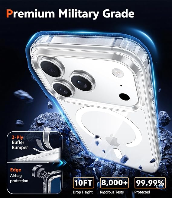 FNTCASE for iPhone 17 Pro Max Case