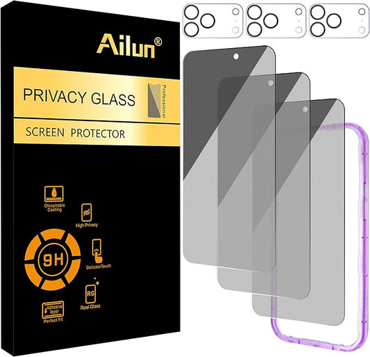 iPhone 17 Pro Max Protector [6.9 inch]+ 3 Pack Camera Lens Protector