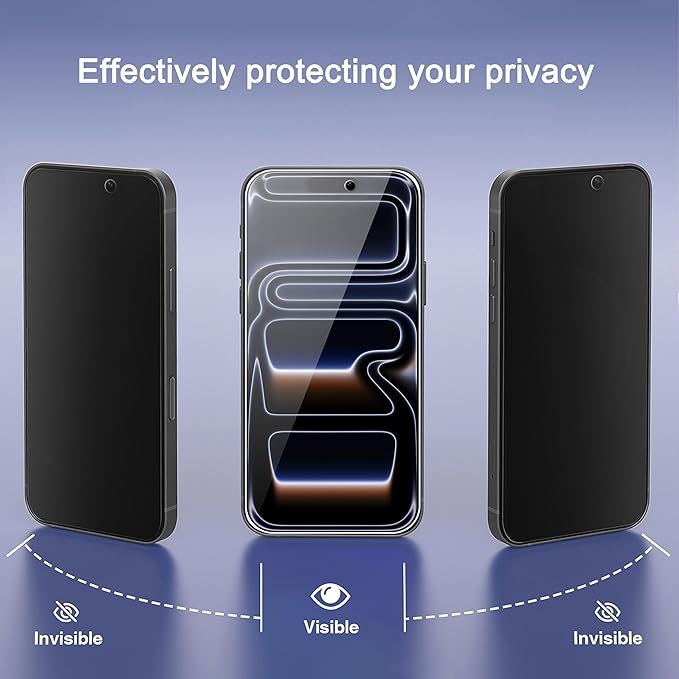 iPhone 17 Pro Max Protector [6.9 inch]+ 3 Pack Camera Lens Protector
