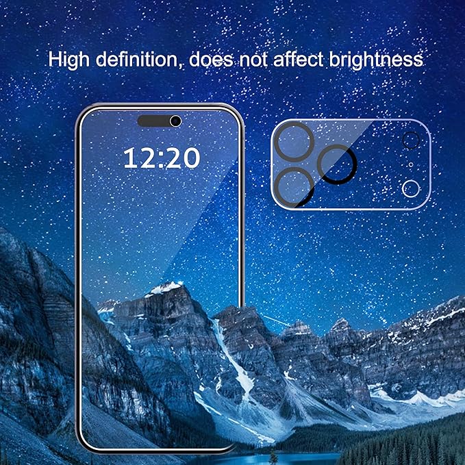 iPhone 17 Pro Max Protector [6.9 inch]+ 3 Pack Camera Lens Protector