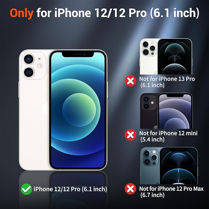 SUPFINE Magnetic for iPhone 12 / 12 Pro Case